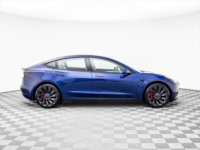 used 2022 Tesla Model 3 car, priced at $29,995