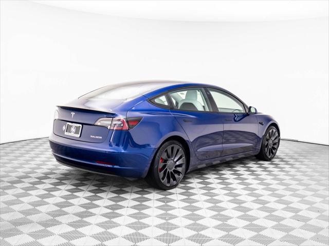 used 2022 Tesla Model 3 car, priced at $29,995