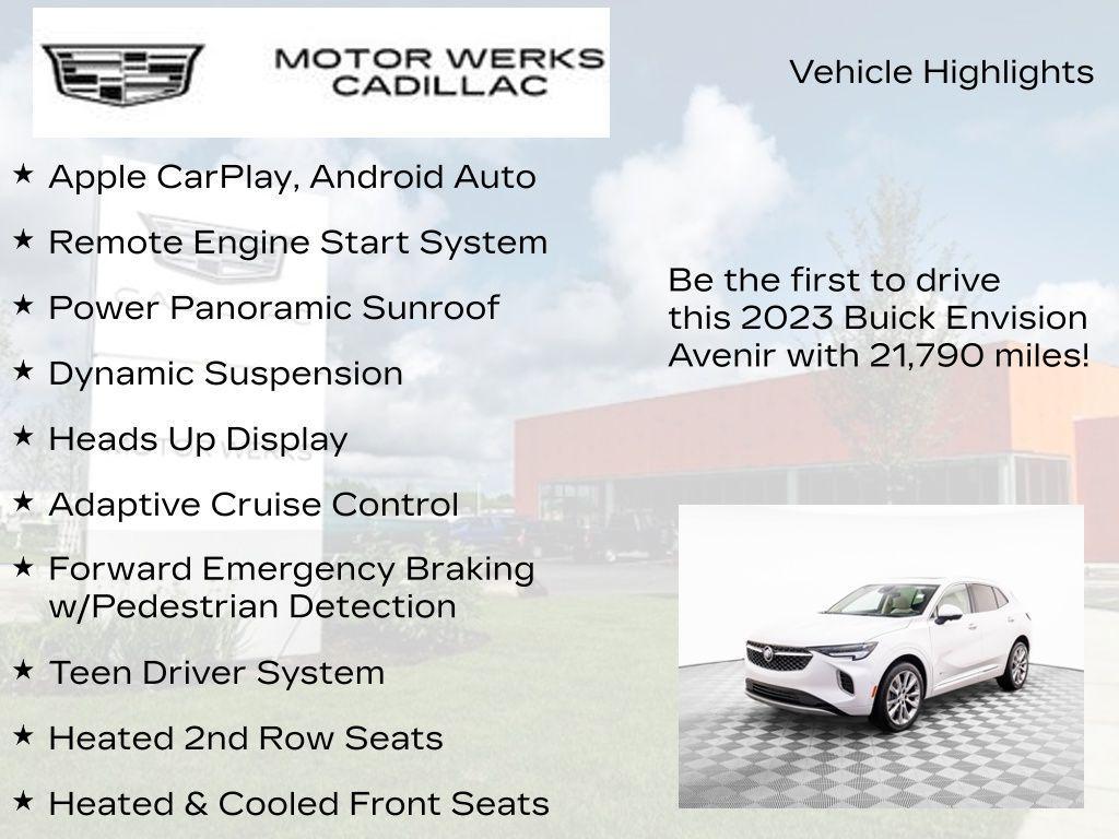 used 2023 Buick Envision car, priced at $31,516