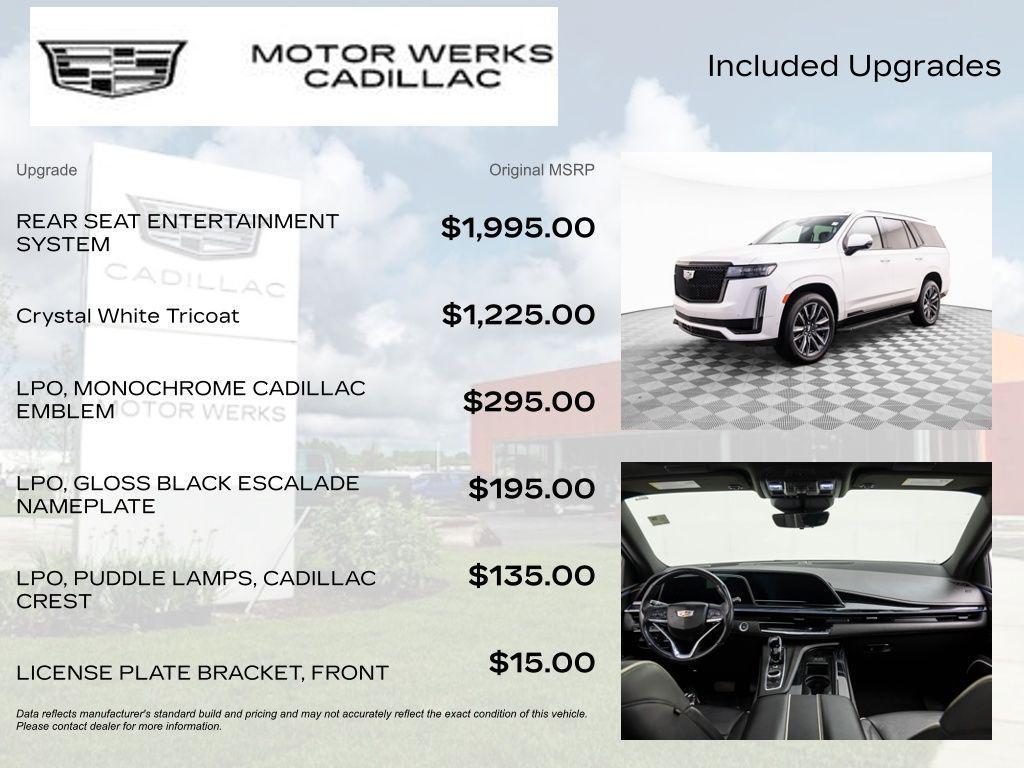 used 2021 Cadillac Escalade car, priced at $66,500