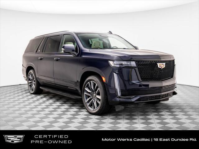 used 2022 Cadillac Escalade ESV car, priced at $79,795