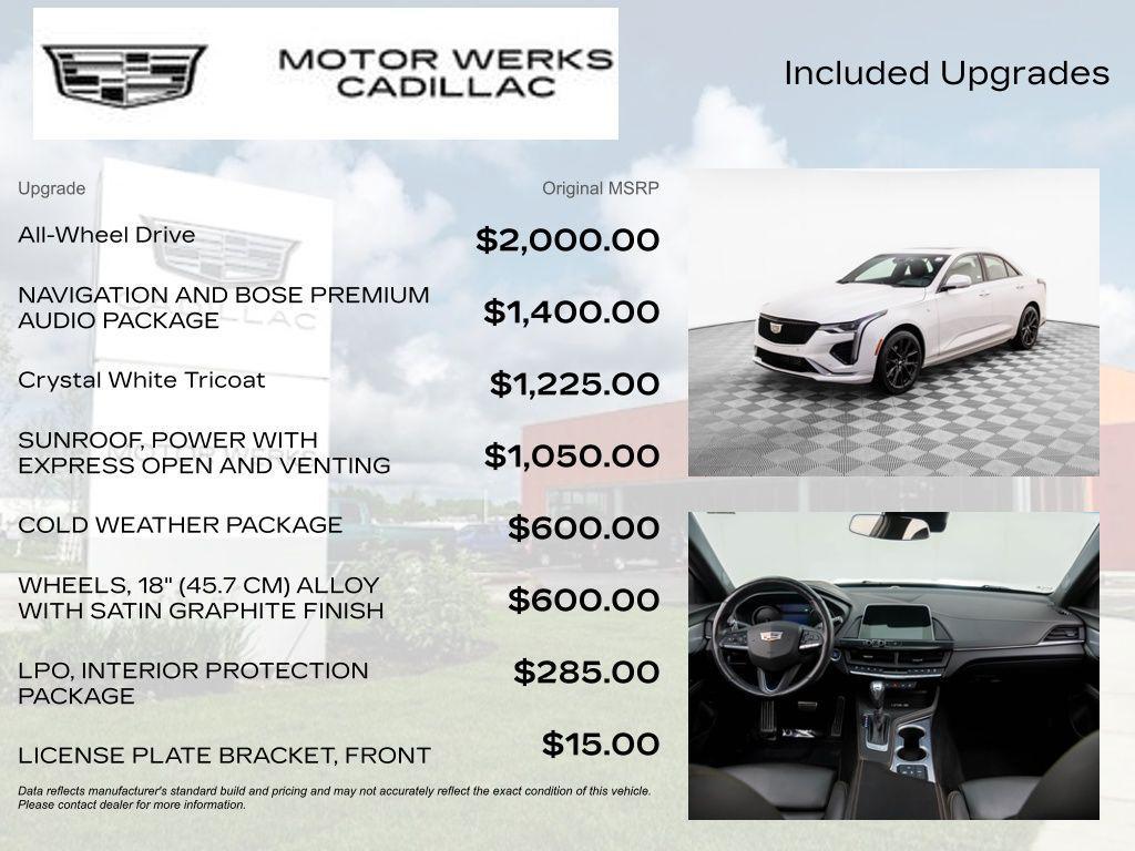 used 2023 Cadillac CT4 car, priced at $29,811