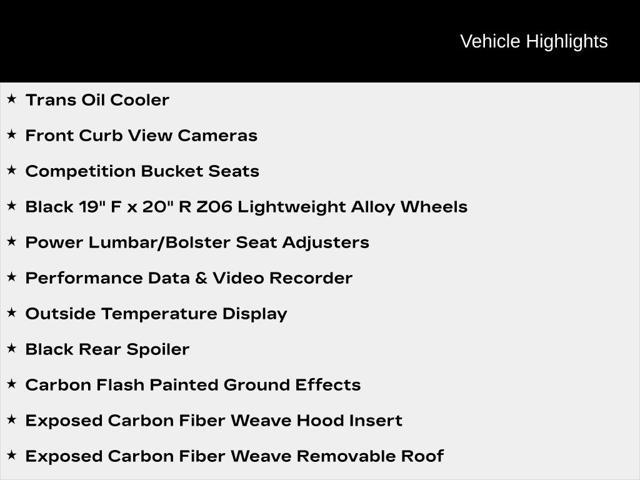 used 2016 Chevrolet Corvette car, priced at $73,995