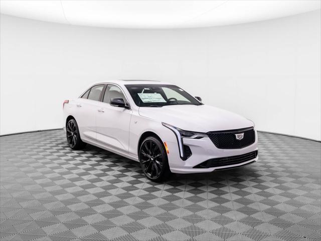 new 2025 Cadillac CT4 car, priced at $44,185