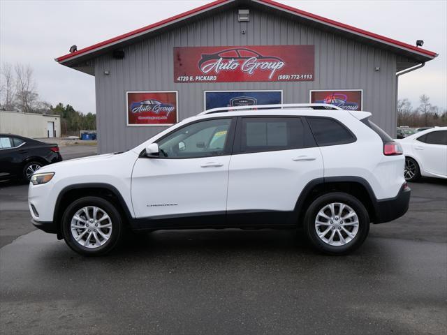 used 2021 Jeep Cherokee car, priced at $20,995