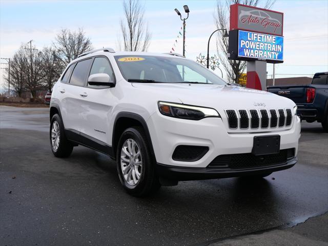 used 2021 Jeep Cherokee car, priced at $20,995