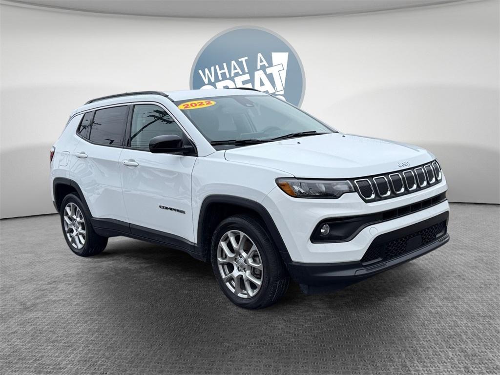 used 2022 Jeep Compass car, priced at $21,322