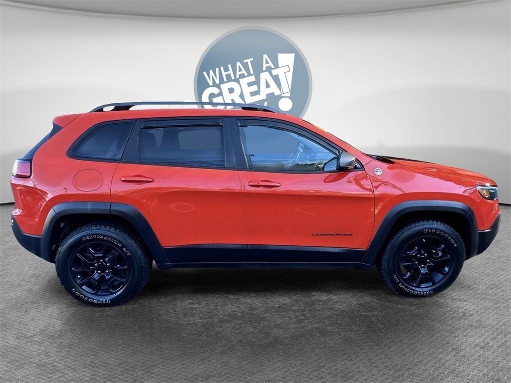 used 2021 Jeep Cherokee car, priced at $18,233