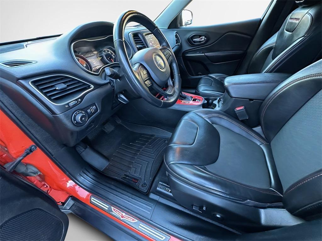 used 2021 Jeep Cherokee car, priced at $18,233