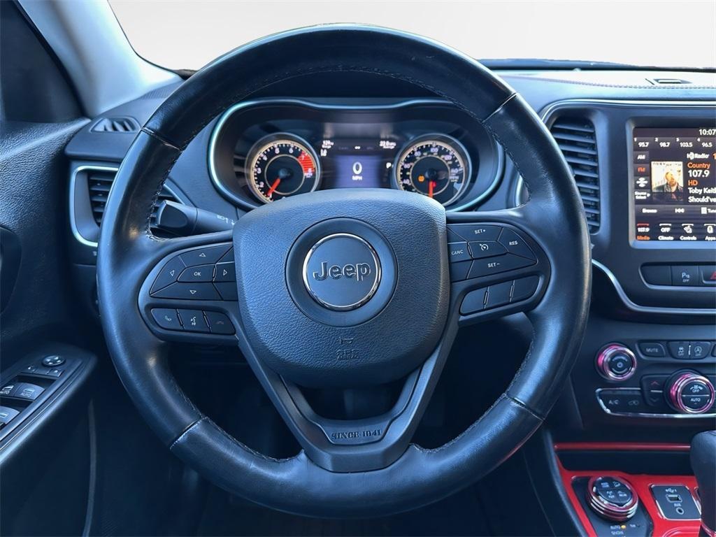 used 2021 Jeep Cherokee car, priced at $18,233