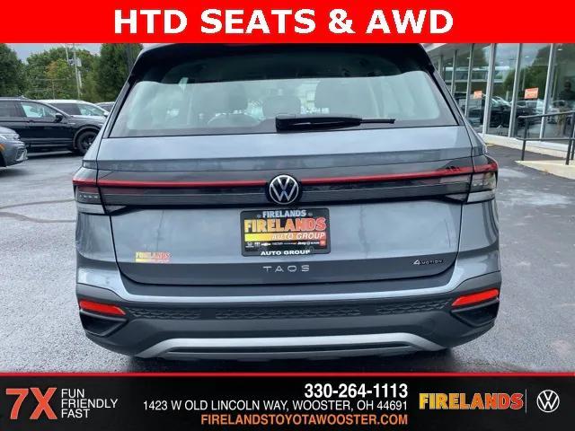 new 2025 Volkswagen Taos car, priced at $28,374