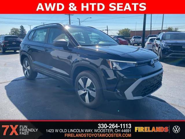 new 2025 Volkswagen Taos car, priced at $28,300