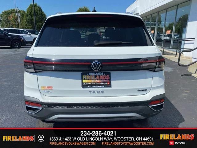 new 2025 Volkswagen Taos car, priced at $36,454