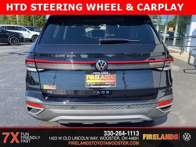 new 2025 Volkswagen Taos car, priced at $31,672