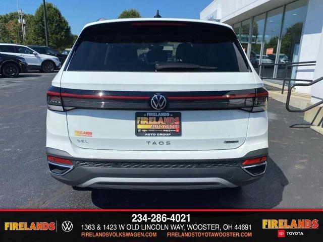 new 2025 Volkswagen Taos car, priced at $36,454