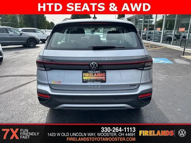 new 2025 Volkswagen Taos car, priced at $28,374