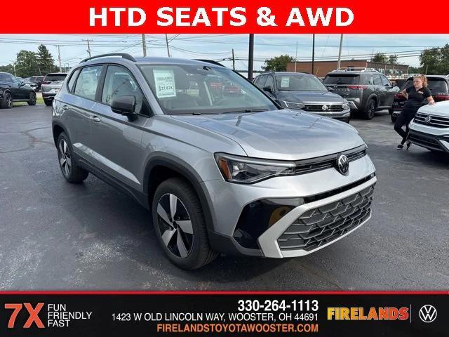 new 2025 Volkswagen Taos car, priced at $28,374