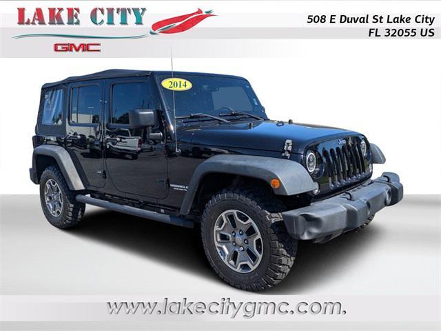 used 2014 Jeep Wrangler Unlimited car, priced at $22,524