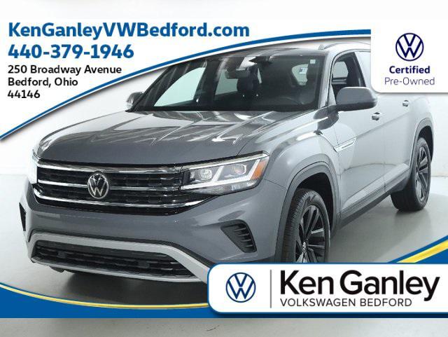 used 2022 Volkswagen Atlas Cross Sport car, priced at $27,875