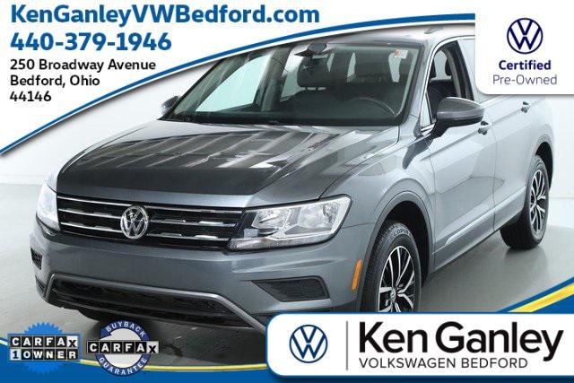 used 2021 Volkswagen Tiguan car, priced at $21,829