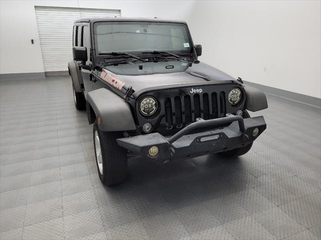 used 2016 Jeep Wrangler Unlimited car, priced at $22,595