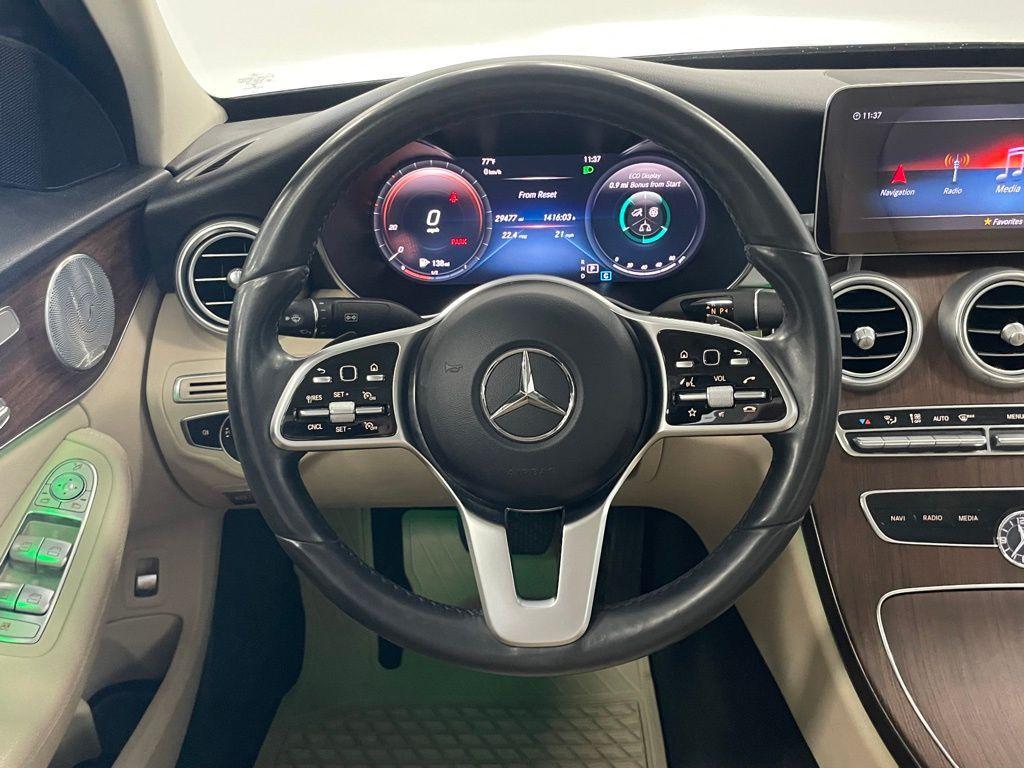 used 2021 Mercedes-Benz C-Class car, priced at $27,000