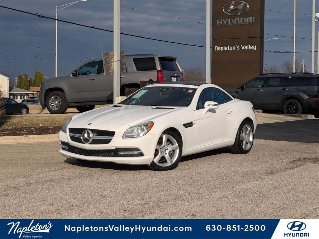 used 2015 Mercedes-Benz SLK-Class car, priced at $20,000