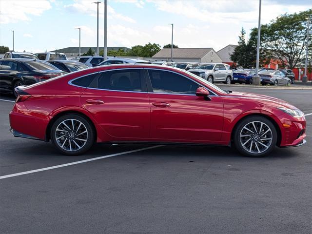 used 2021 Hyundai Sonata car, priced at $23,500