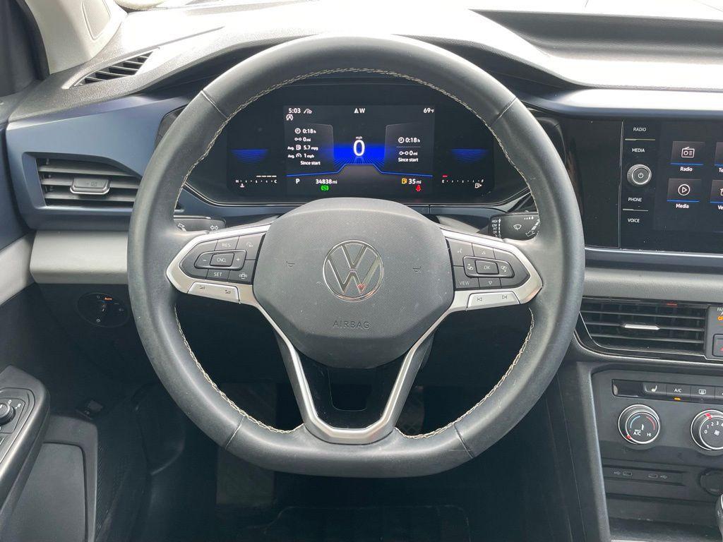 used 2022 Volkswagen Taos car, priced at $20,000