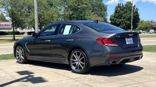 used 2021 Genesis G70 car, priced at $34,500