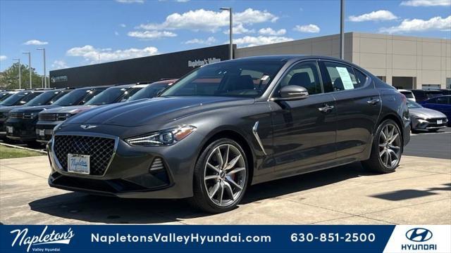 used 2021 Genesis G70 car, priced at $34,500