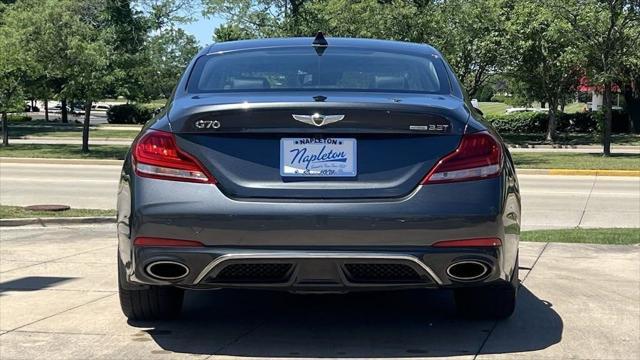 used 2021 Genesis G70 car, priced at $34,500