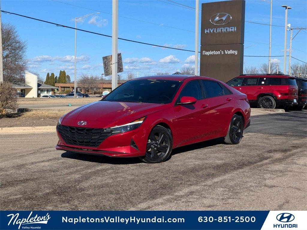 used 2021 Hyundai Elantra car, priced at $16,100