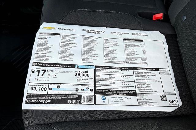 new 2025 Chevrolet Silverado 1500 car, priced at $57,726