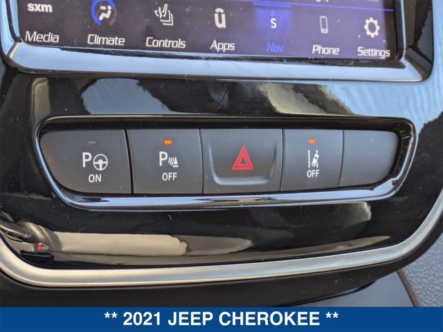 used 2021 Jeep Cherokee car, priced at $24,862