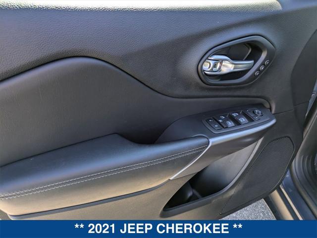 used 2021 Jeep Cherokee car, priced at $24,862