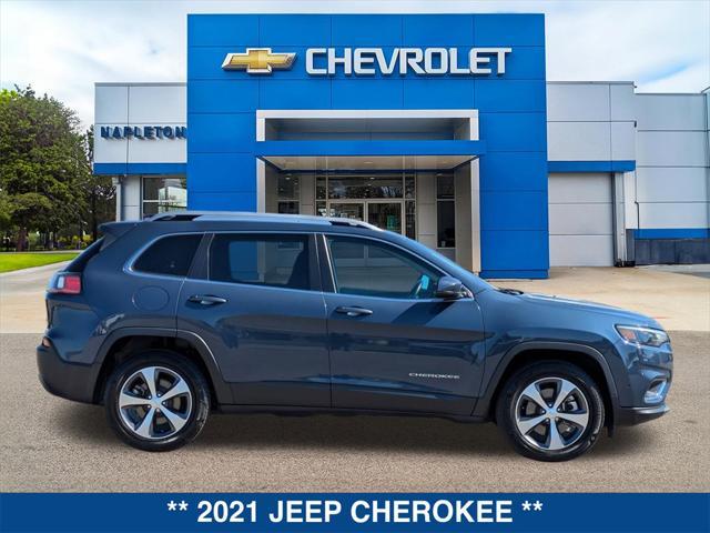 used 2021 Jeep Cherokee car, priced at $24,862