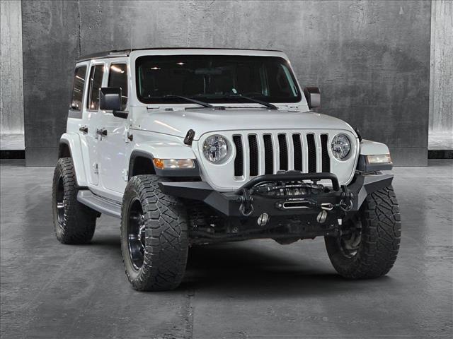 used 2018 Jeep Wrangler Unlimited car, priced at $29,596