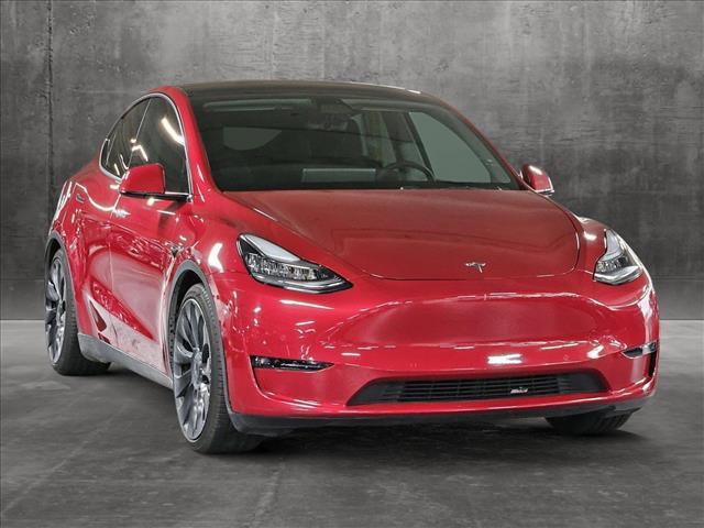 used 2020 Tesla Model Y car, priced at $30,495