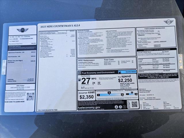 used 2025 MINI Countryman car, priced at $40,795