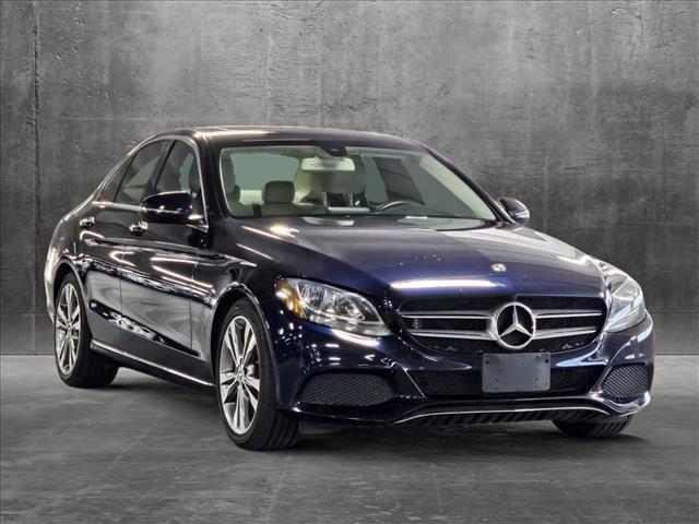 used 2018 Mercedes-Benz C-Class car, priced at $19,995