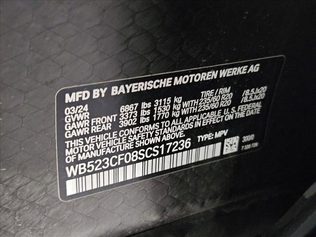 new 2025 BMW iX car, priced at $93,145