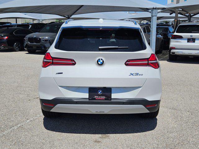 new 2025 BMW X3 car, priced at $59,400