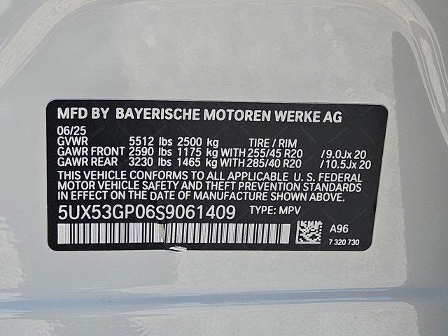 new 2025 BMW X3 car, priced at $59,400