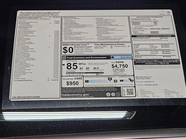 new 2025 BMW i7 car, priced at $110,925