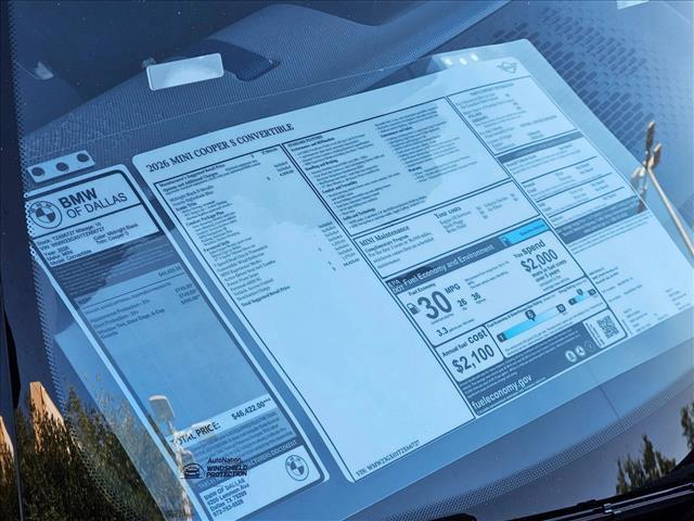 new 2026 MINI Convertible car, priced at $44,425