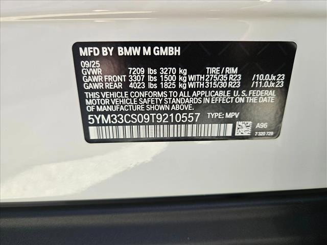 new 2026 BMW XM car, priced at $160,825