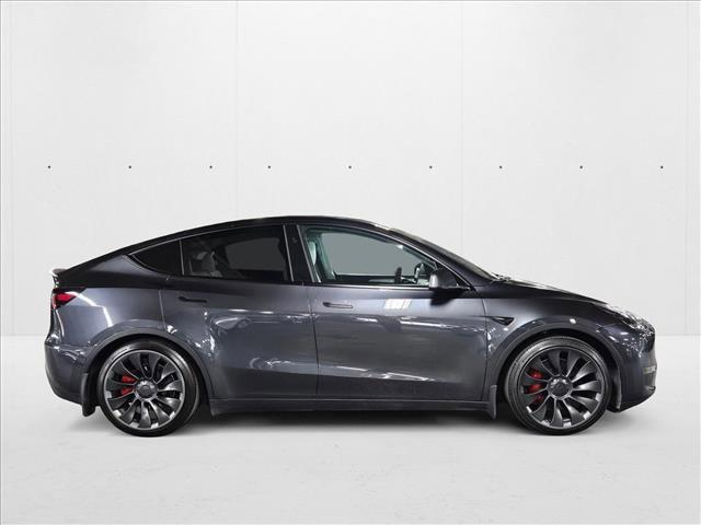 used 2025 Tesla Model Y car, priced at $41,996