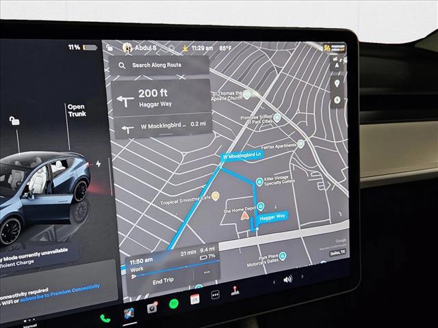 used 2025 Tesla Model Y car, priced at $41,996