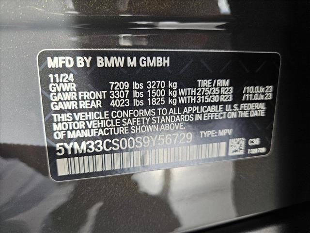 new 2025 BMW XM car, priced at $189,575